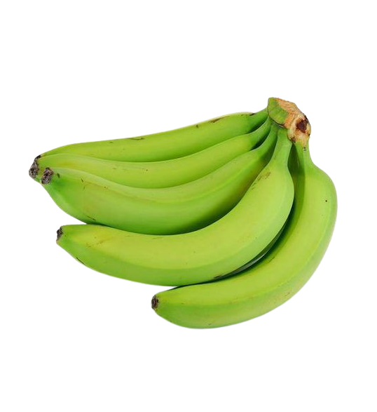 raw green banana